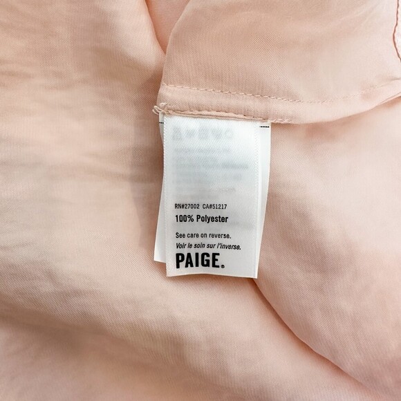 NWT Paige Resa Satin Blouse Small - Picture 12 of 15